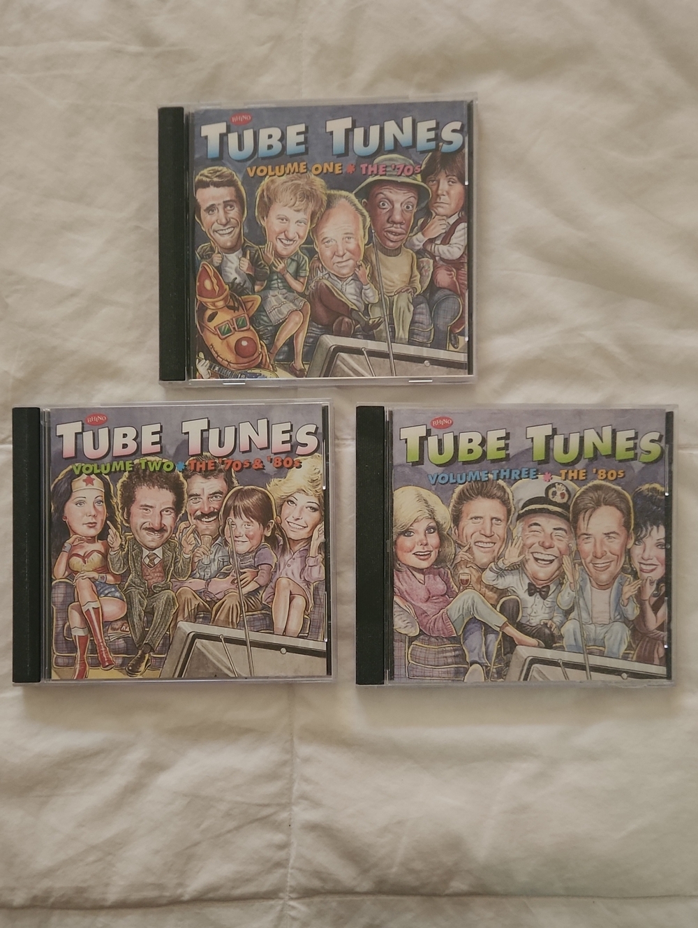 Tube Tunes CD Collection - White Artwork, 3-Pack